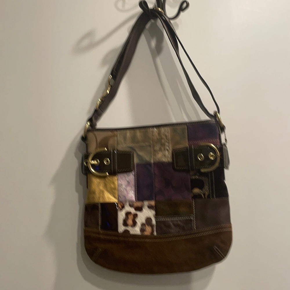Patchwork Coach Bag